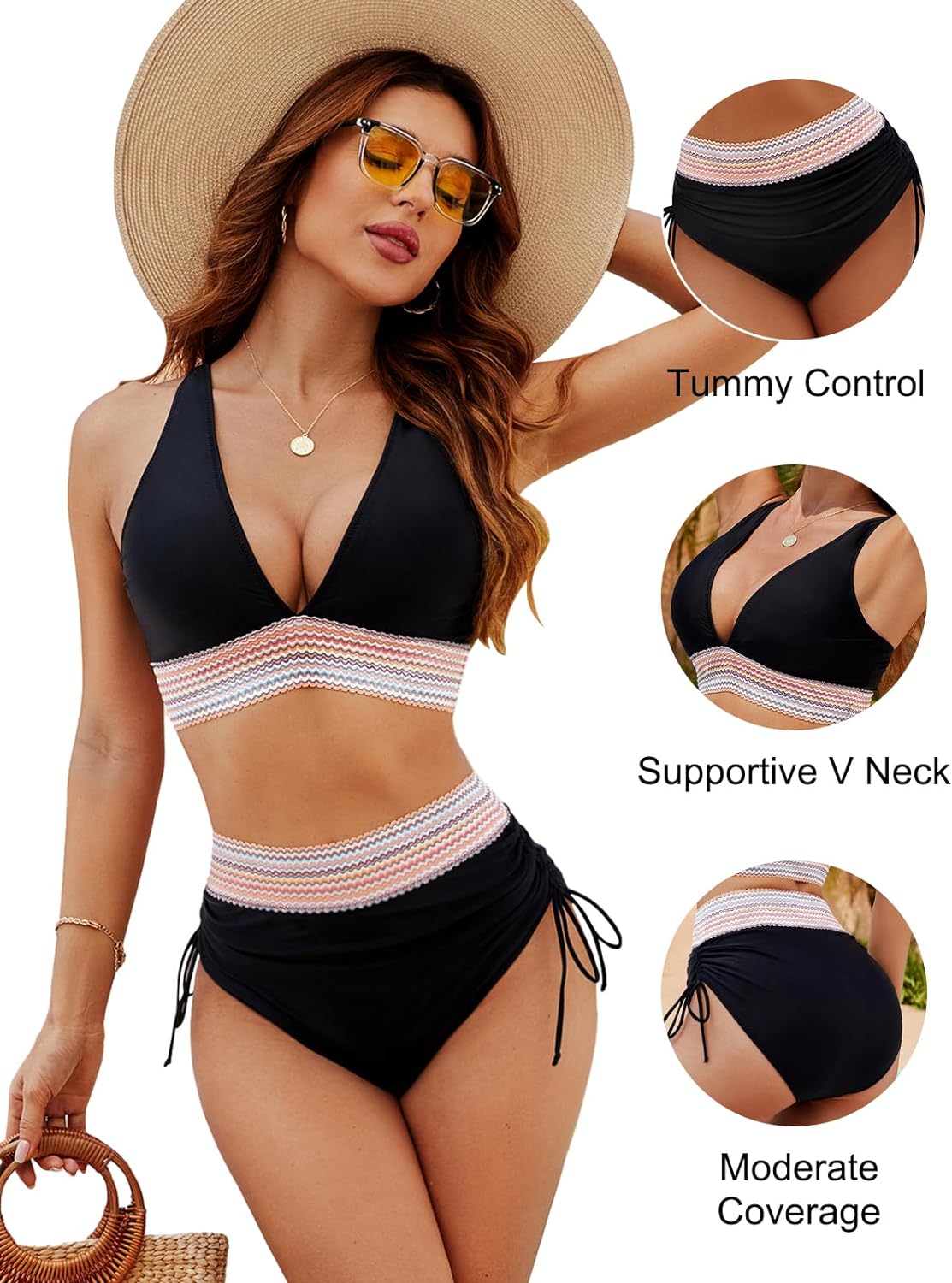 Leila™ - Ensemble de Bikini avec Contrôle du Ventre