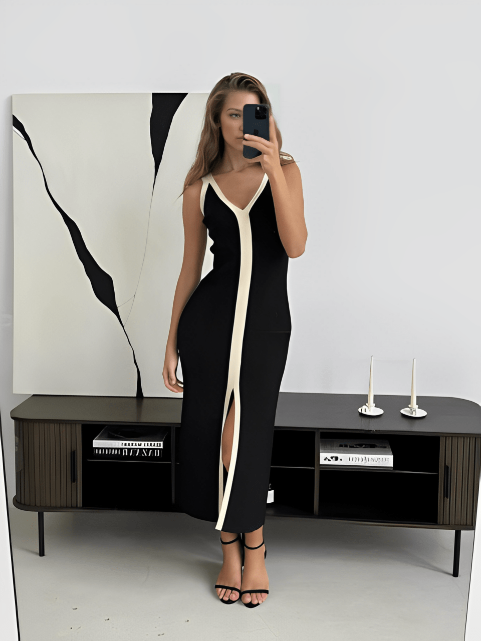 Robe Aricia - Décolleté en V