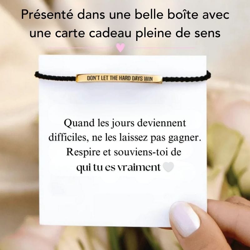 Bracelet Force & Espoir : Le Bracelet qui Vous Inspire