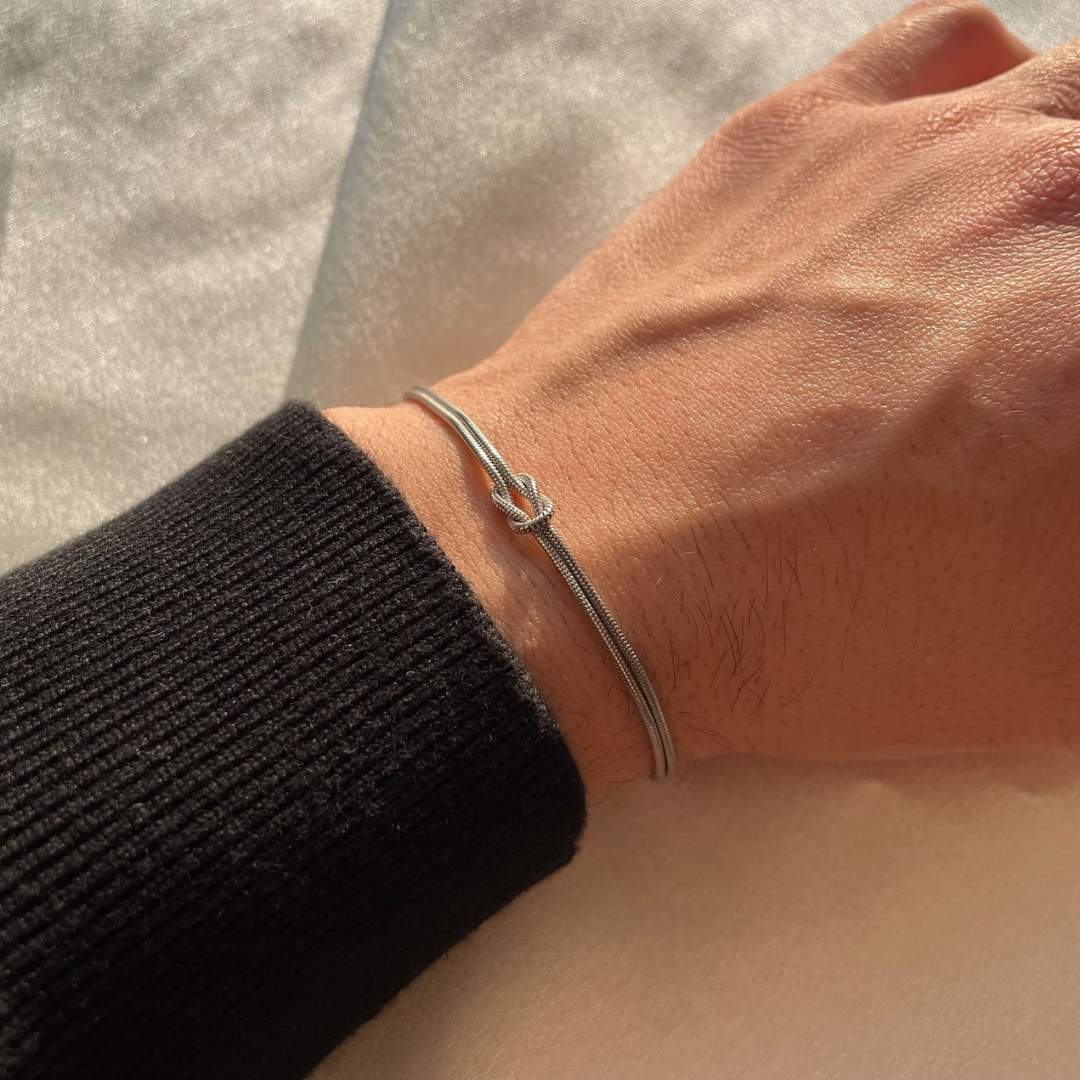 Bracelet Éternité - BRACELET À NŒUDS D'AMOUR