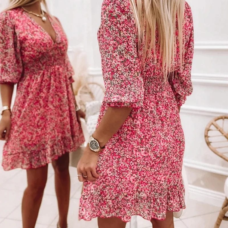 Laureen | Robe confortable à imprimé floral pour femme