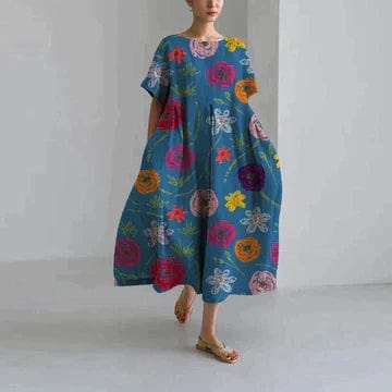 Zara | Robe décontractée et élégante à imprimé floral